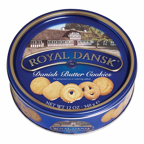 Royal Dansk Danish Butter Cookie, 12 oz., Tin 53005 - main